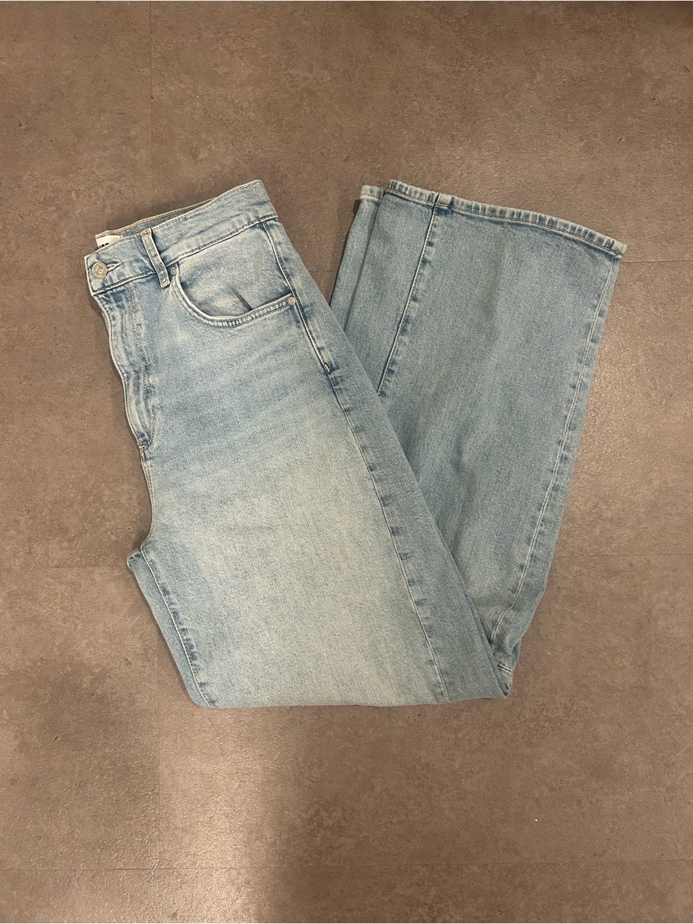 PAIGE Arellia Skimmer Barrel Jeans Mar Vista Size 29 - Picture 4 of 12
